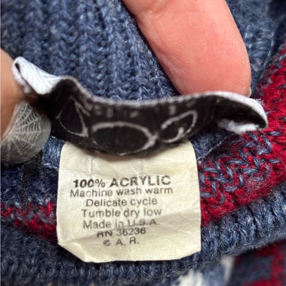 90's Vintage Aztec Style Southwestern Design Sweater By Rose Women’s Small - Picture 4 of 4